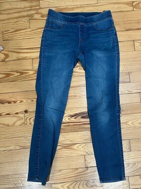 Women’s Blue Skinny Stretch Jeans - Pull-On Jeggings